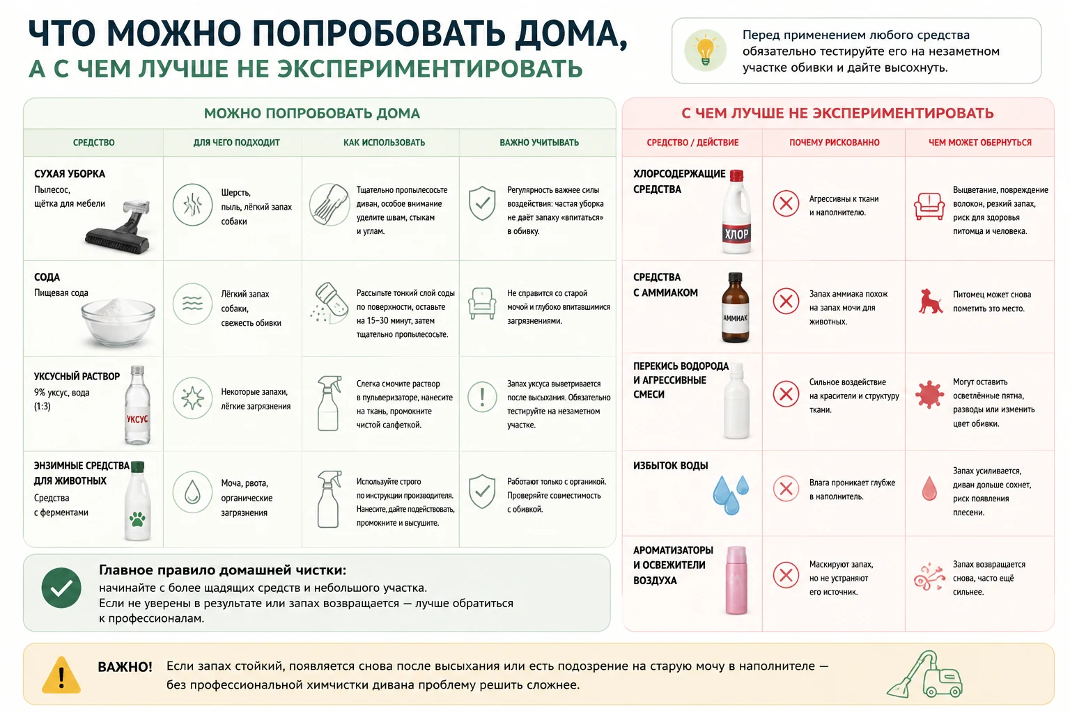 Что можно попробовать дома для удаления запаха собаки с дивана