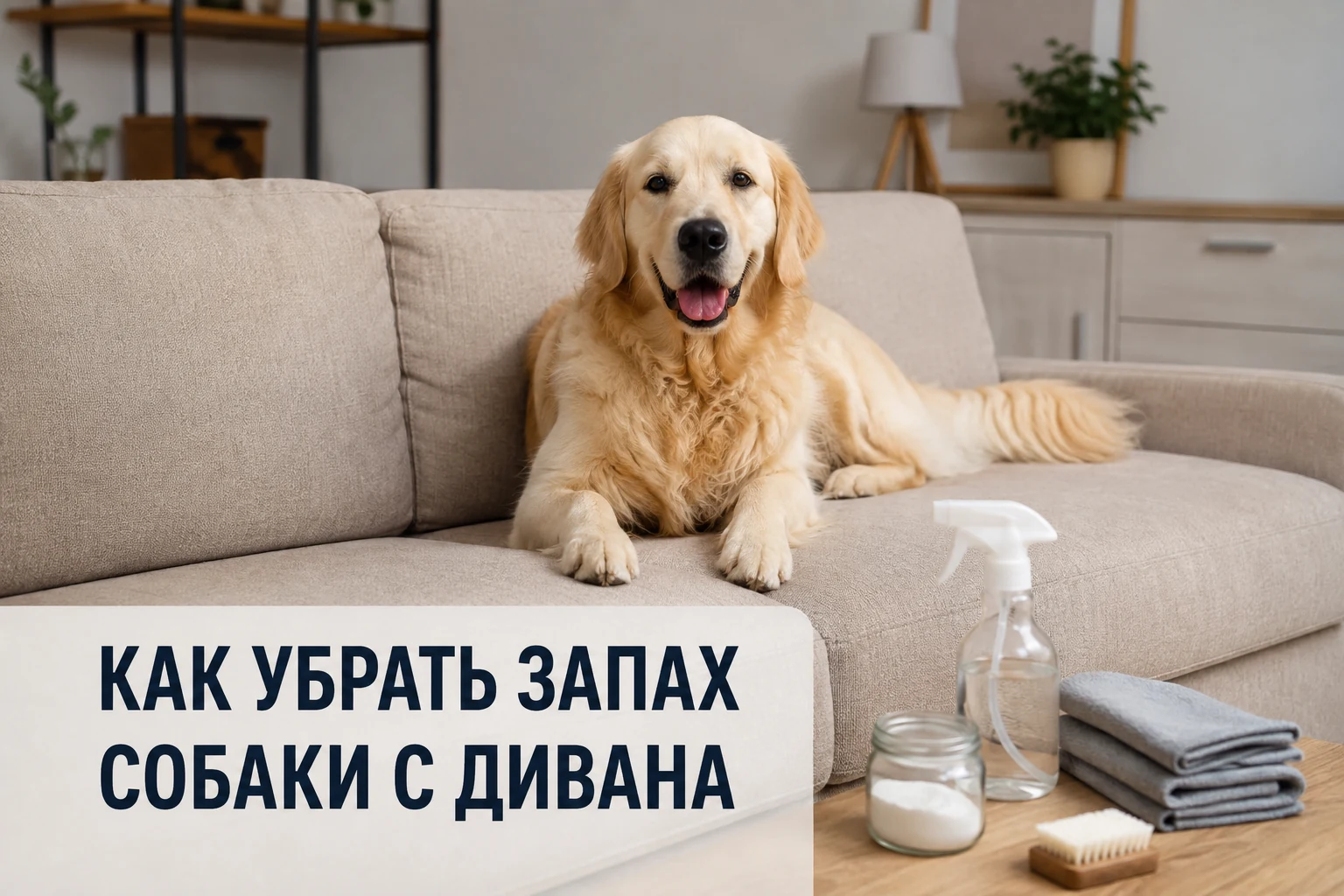 Как предотвратить повторное появление запаха собаки на диване