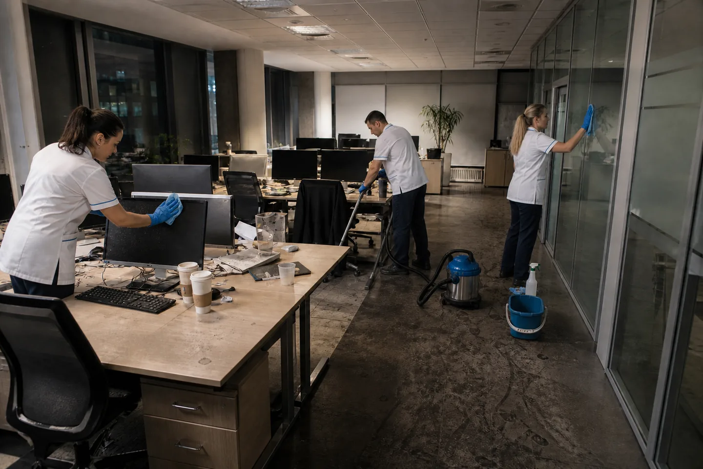 Генеральная уборка офиса IT-компании: в процессе