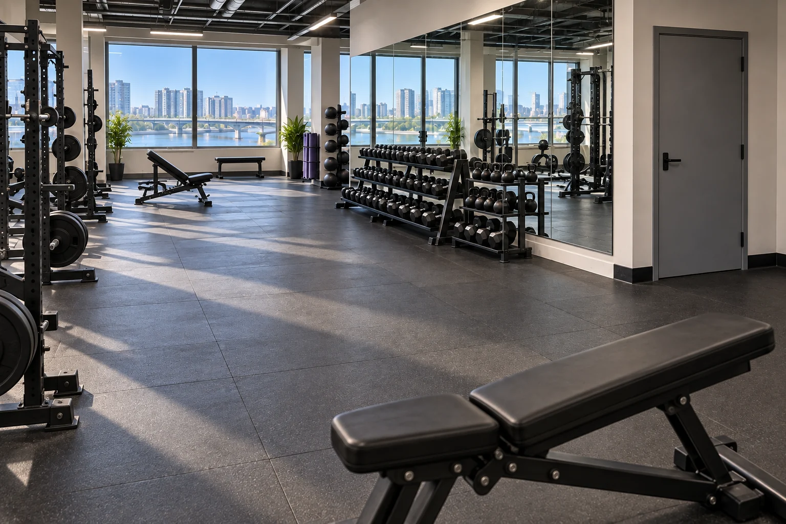 Генеральная уборка фитнес-клуба — Автозаводский район: после уборки